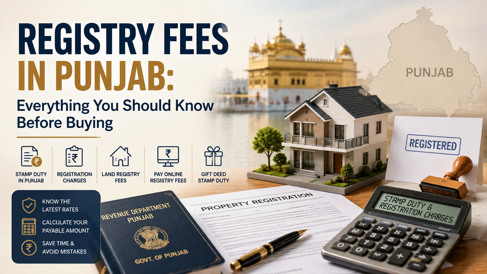 Registry Fees in Punjab: Stamp Duty & Registration Charges